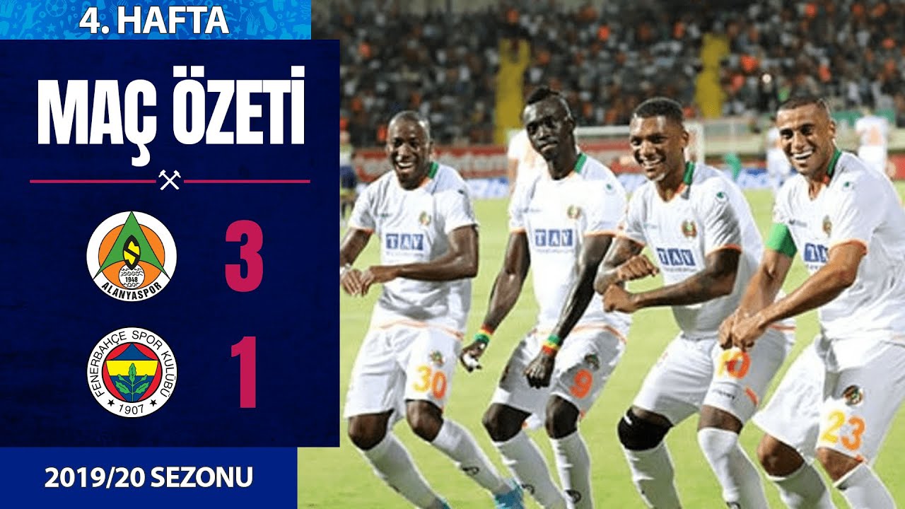 ÖZET: Alanyaspor 3-1 Fenerbahçe | 4. Hafta - 2019/20