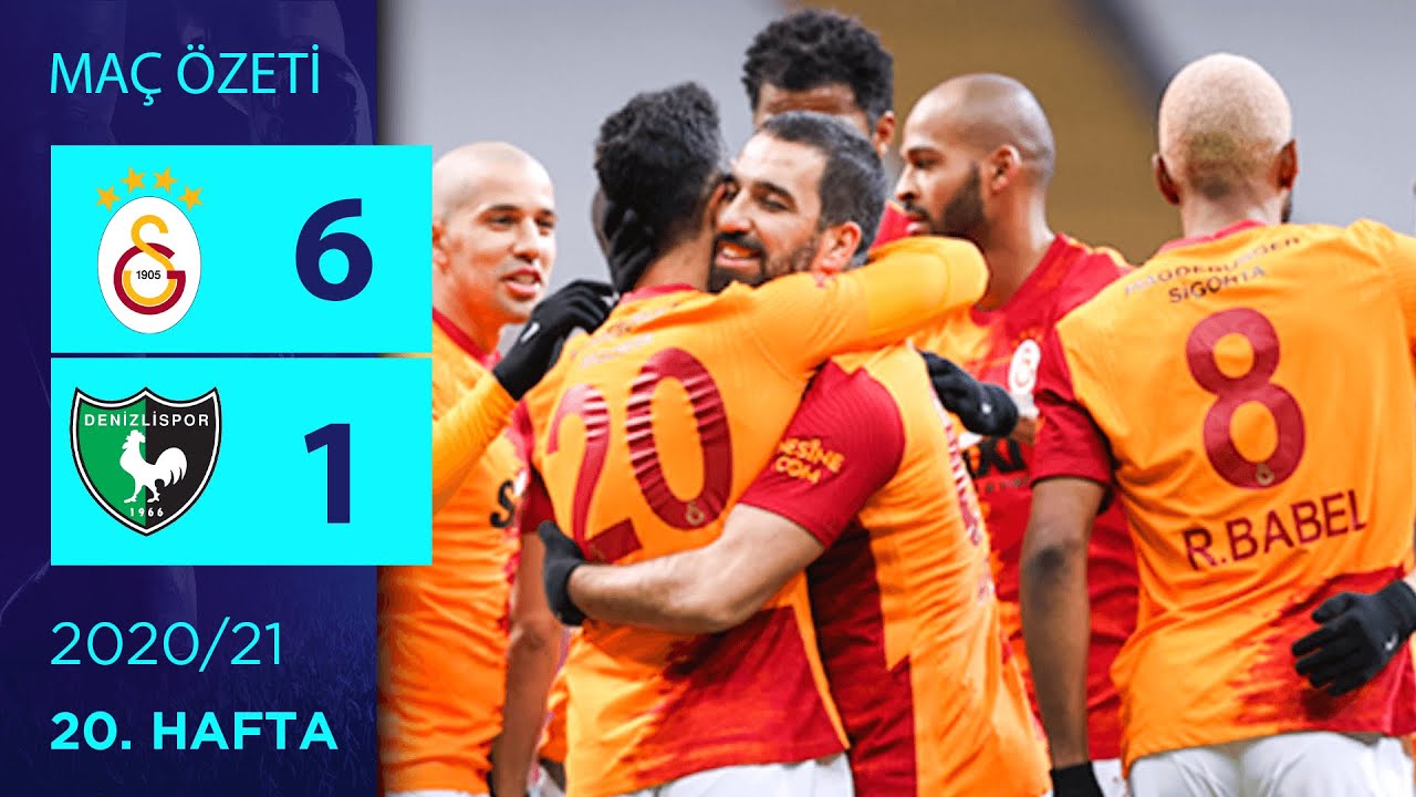 ÖZET: Galatasaray 6-1 Y. Denizlispor | 20. Hafta - 2020/21