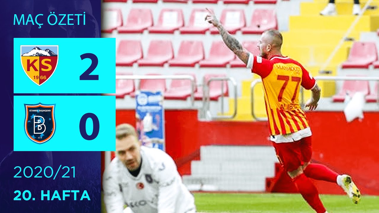 ÖZET: HK Kayserispor 2-0 M. Başakşehir | 20. Hafta - 2020/21