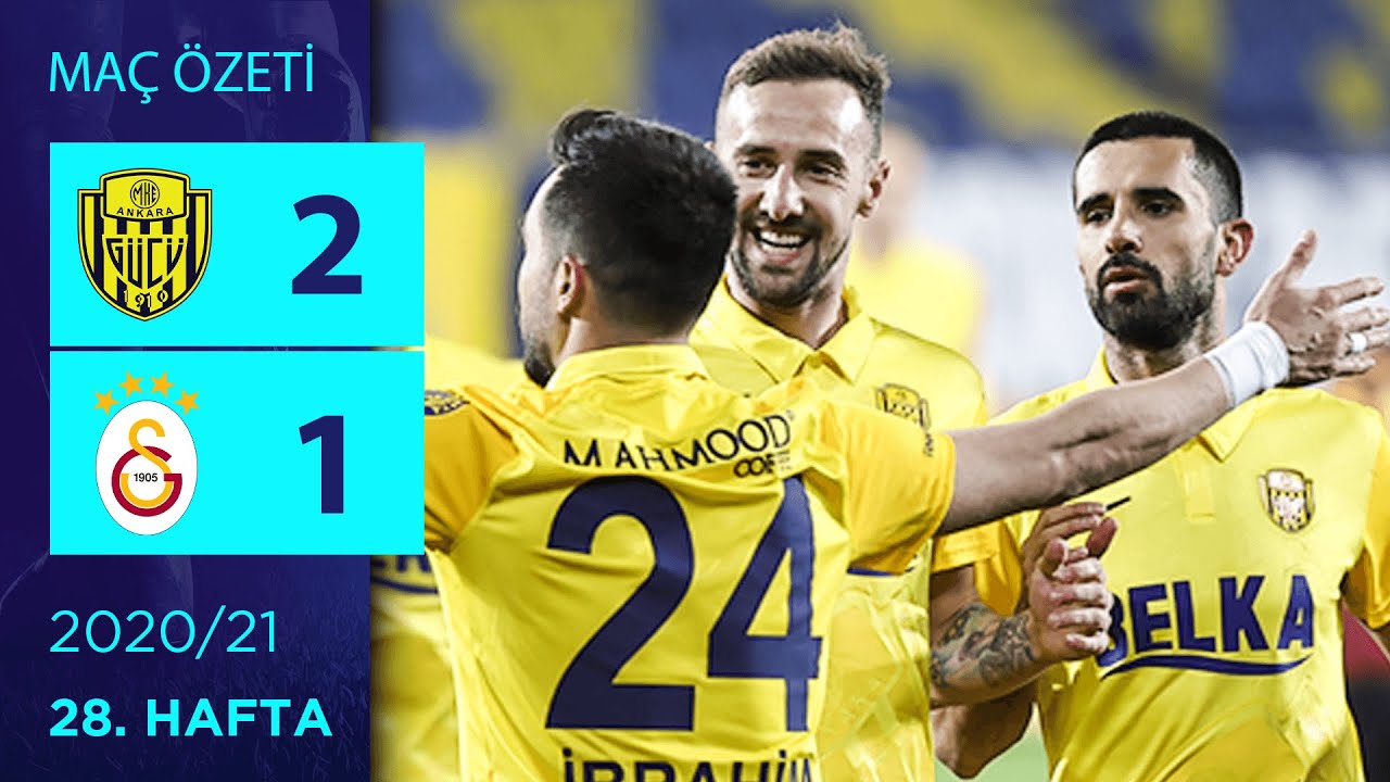 ÖZET: MKE Ankaragücü 2-1 Galatasaray | 28. Hafta - 2020/21