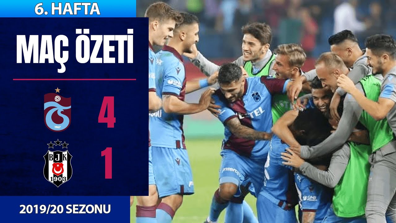 ÖZET: Trabzonspor 4-1 Beşiktaş | 6. Hafta - 2019/20