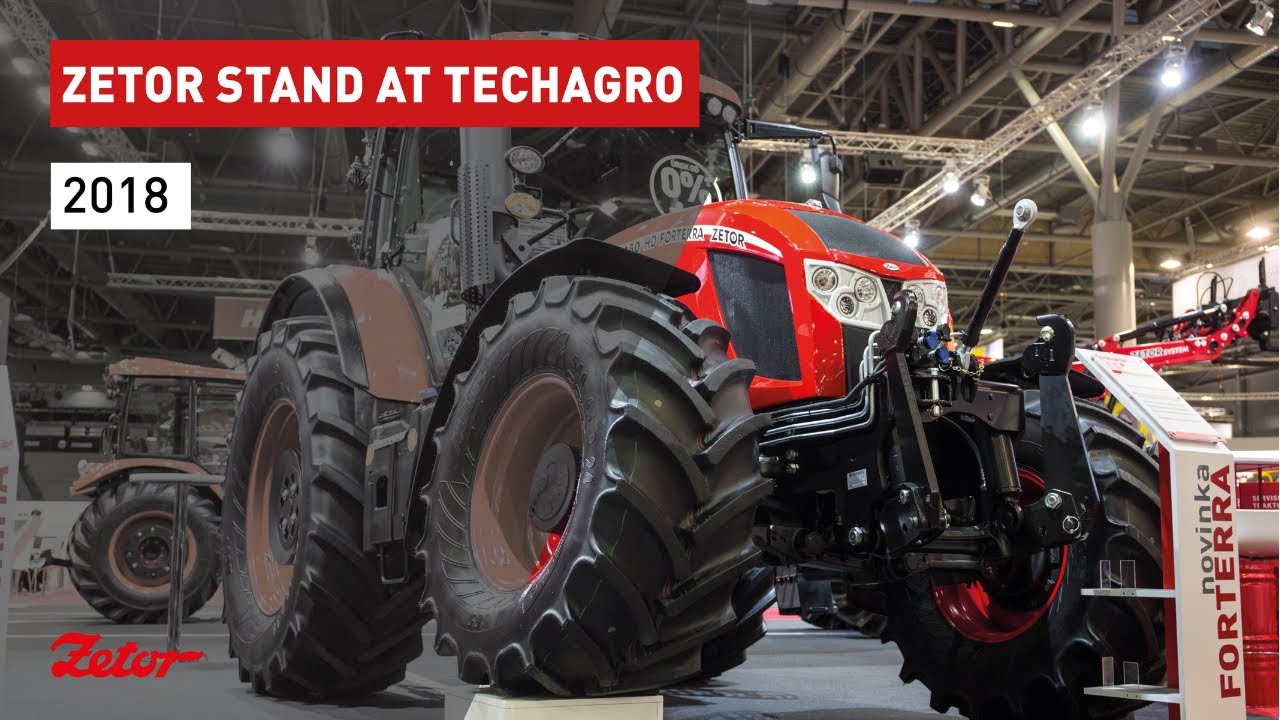 ZETOR stand at TECHAGRO 2018