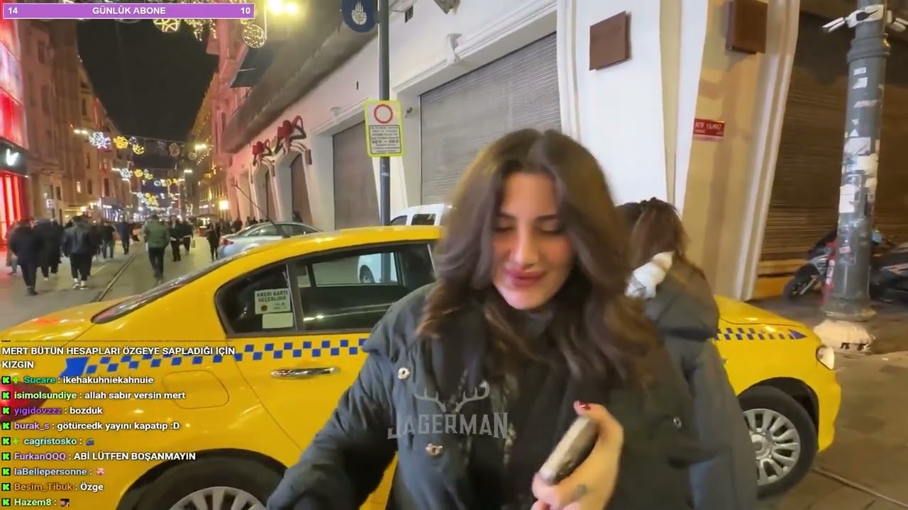 Özge Ürün (özgis), vedalaşırken kendisini bekleyen taksici başka bir müşteriyi aldı ve gitti