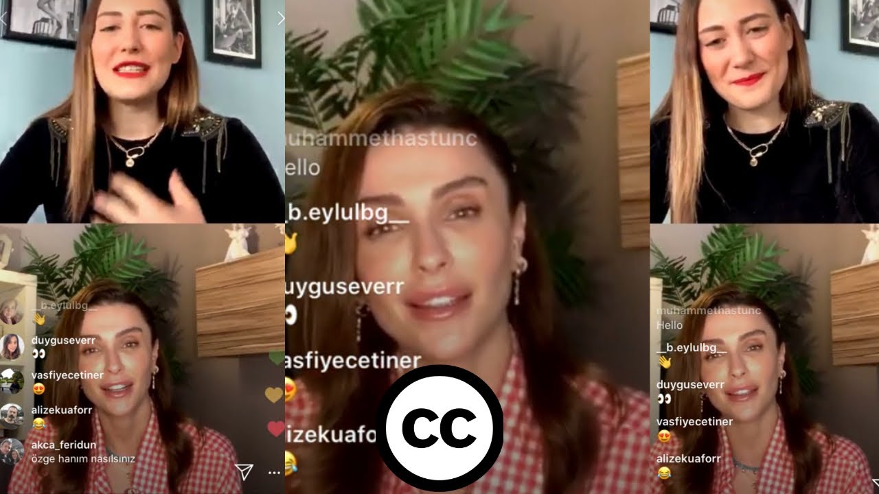 Özge Ulusoy Instagram Canlı Yayını 