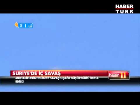 ''Özgür Suriye Ordusu savaş uçağını düşürdü''