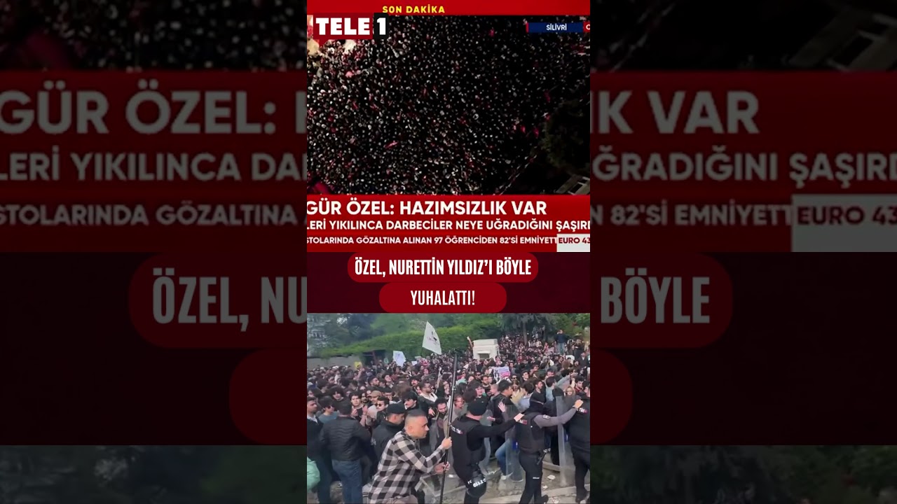 Özgür Özel Nureddin Yıldız'ı yuhalattı Boğaziçi Üniversitesi'ne sahip çıktı!