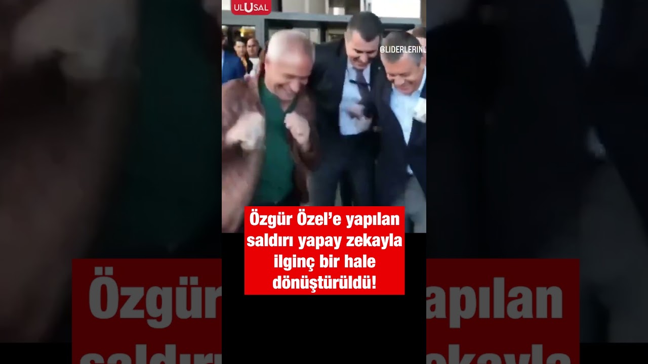 Özgür Özel'e yumruklu saldırı yapay zekayla ilginç bir hale dönüştürüldü! #shorts #özgürözel #keşfet
