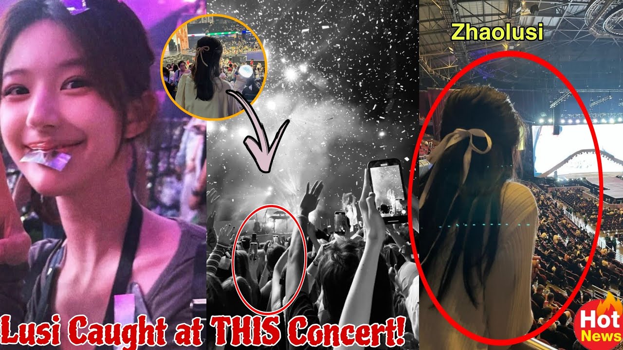 Zhao Lusi Caught Jamming at Her Friend’s Concert—Who Was Performing?!
