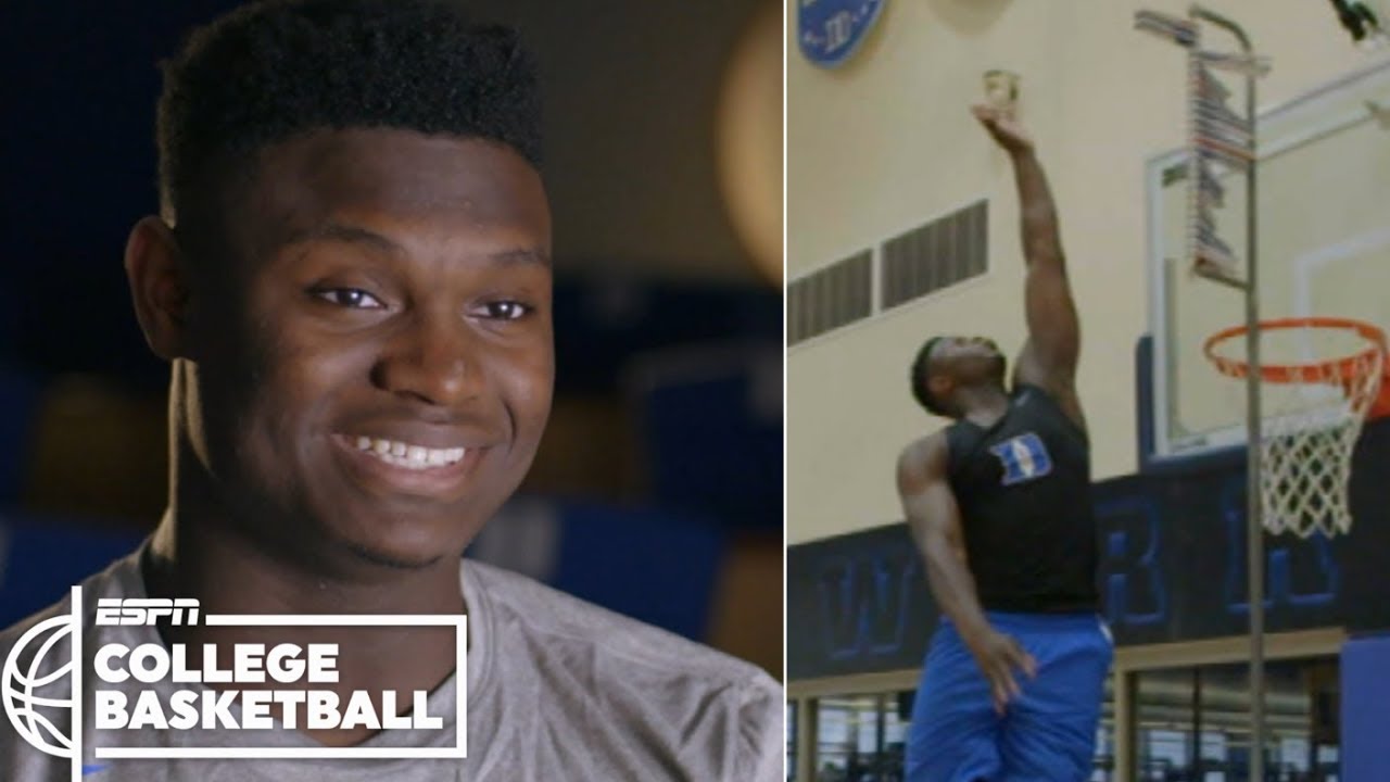Zion Williamson's incredible vertical leap makes highlight dunks possible | College Basketball