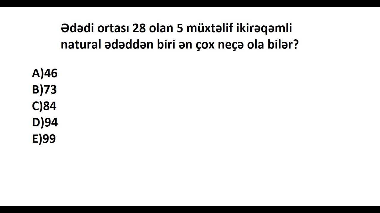 Özünü yoxla / MÜHAKİMƏ məsələsi / Rasim Aliyev