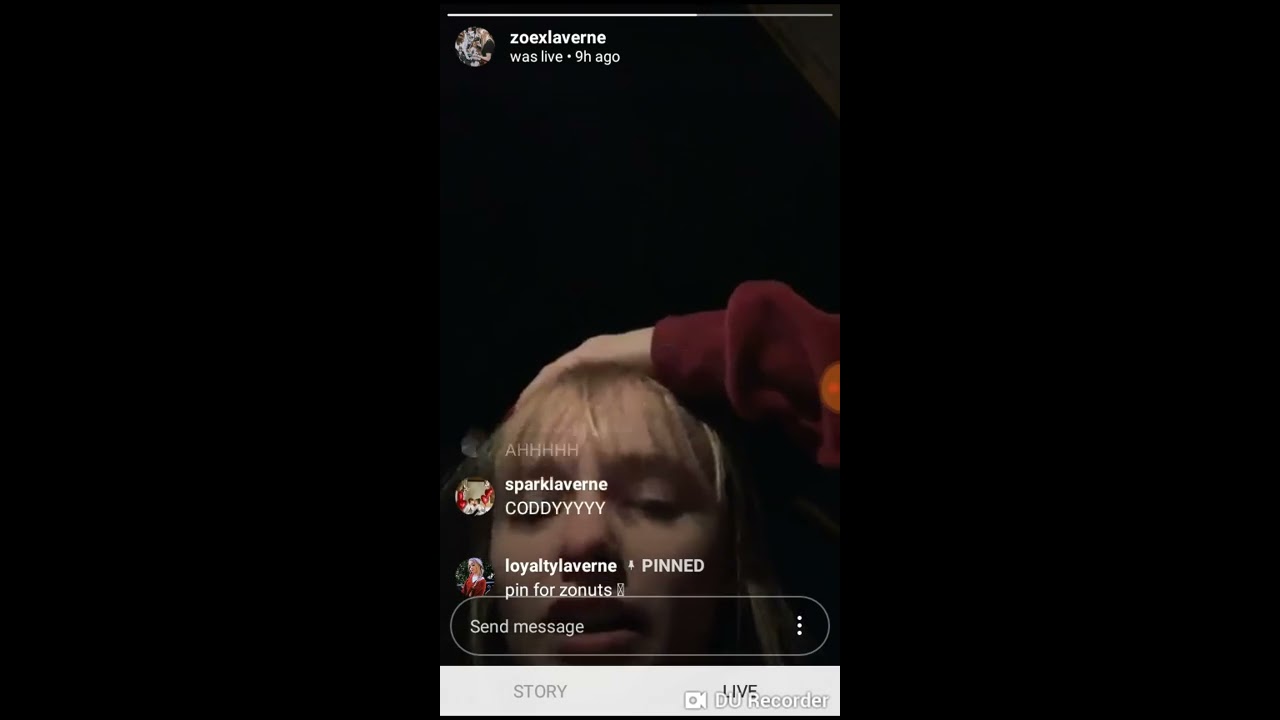 ZOE LAVERNE FULL INSTAGRAM LIVE STREAM /// CODY GOT IN A CAR ACCIDENT PRANK