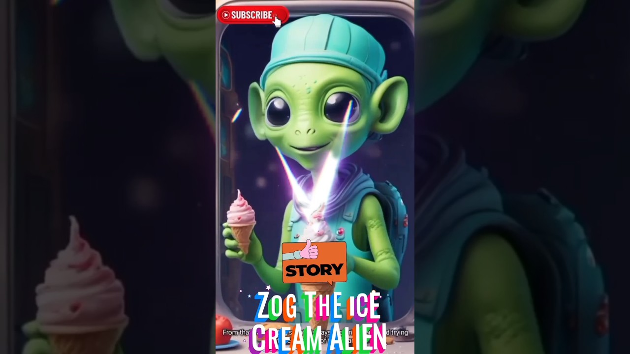 Zog the Ice Cream Alien | #ytshorts #viralvideo #kids #kidsvideo