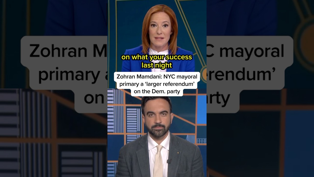 Zohran Mamdani: NYC mayoral primary a 'larger referendum' on the Dem party