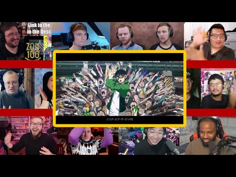 Zom 100: Bucket List of the Dead (ゾン100) Opening 2「Song of the Dead」KANA-BOON【Reaction Mashup】