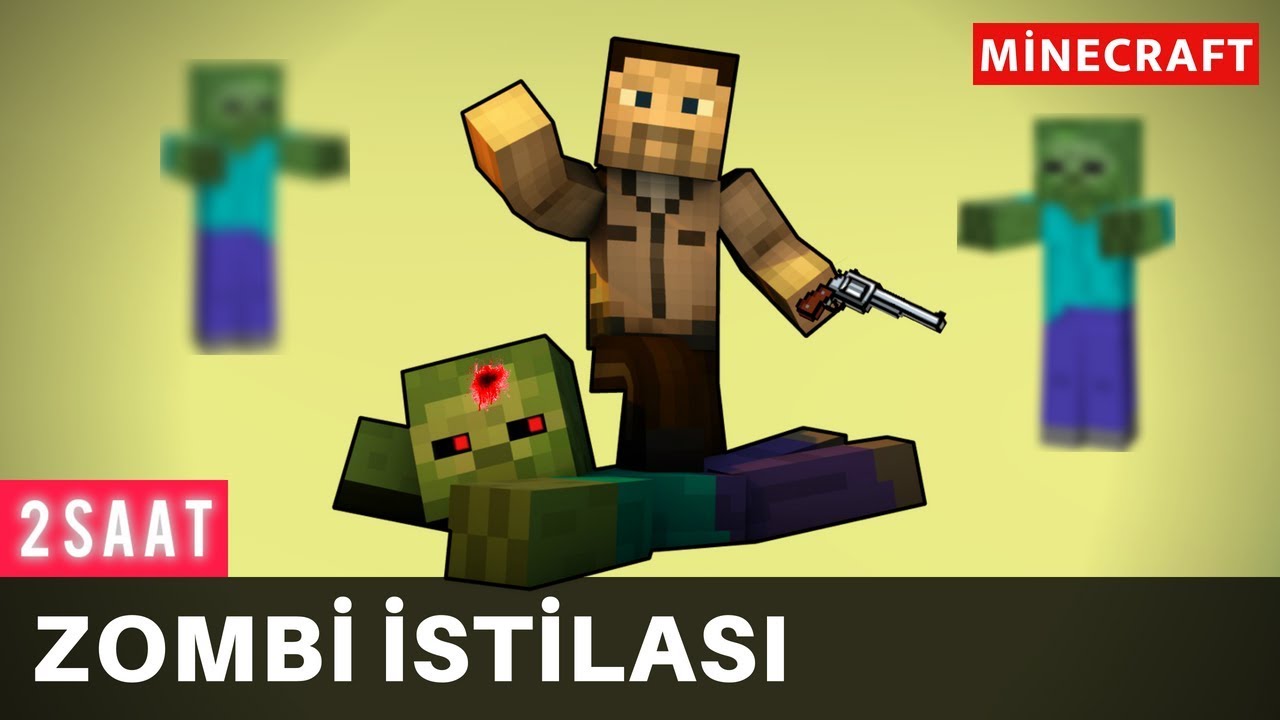 ZOMBİE OUTBREAK - Minecraft Movie (2 Hour Film)