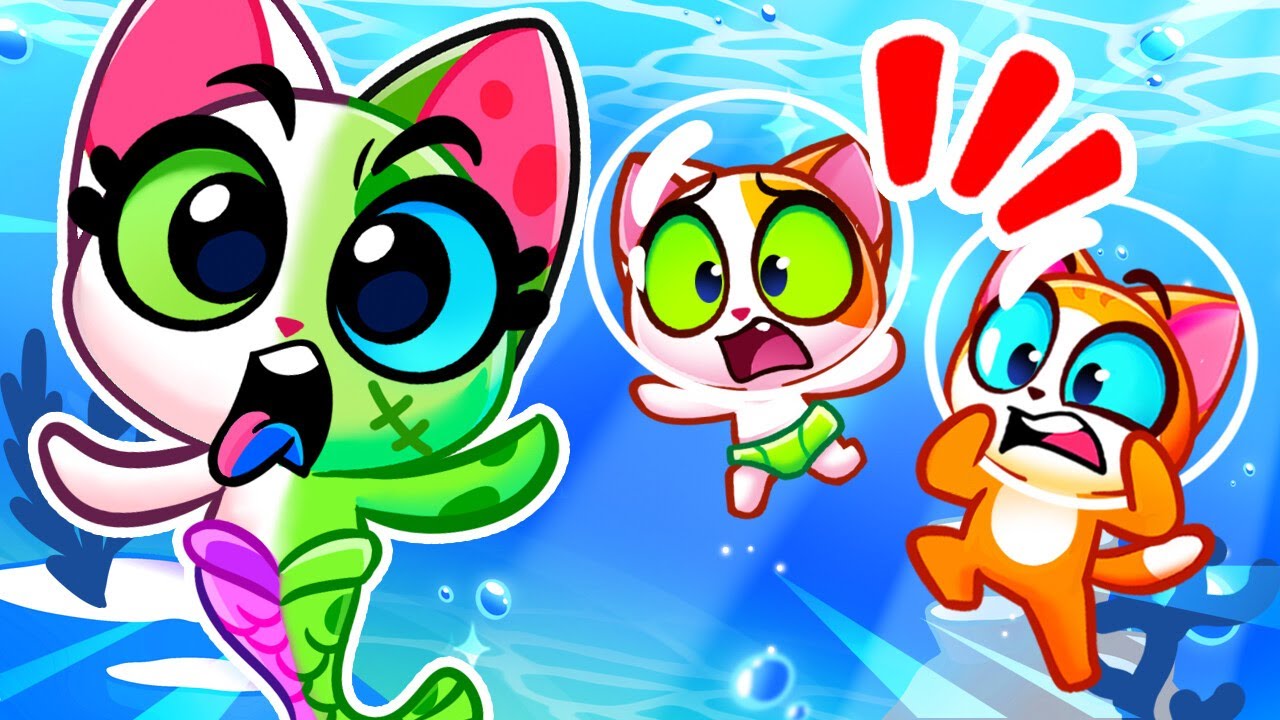 Zombie Mermaid Playtime Challenge | Pirate VS Mermaid Potty | Purr-Purr Stories