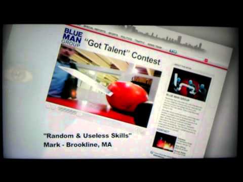 Zombie Raptor WHDH Boston News, Blue Man Group Commercial