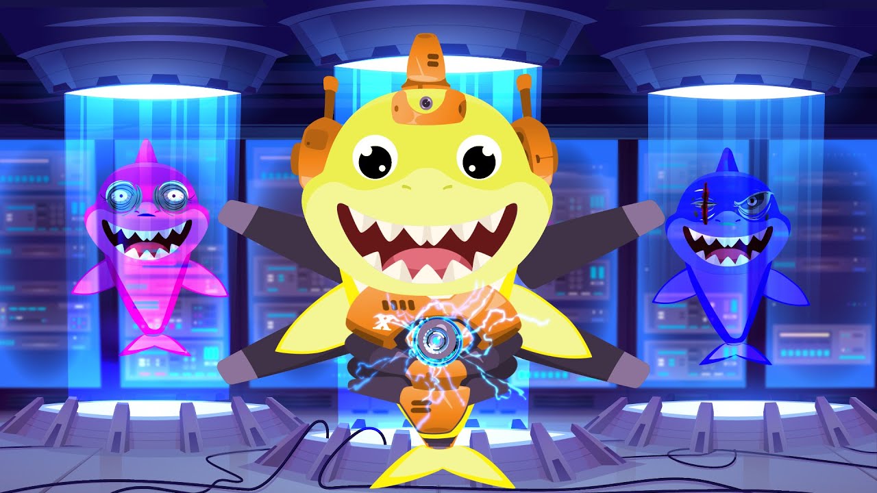 Zombie Shark Robot Shark | Little Poppy Tales Kids Songs and Nursery Rhymes