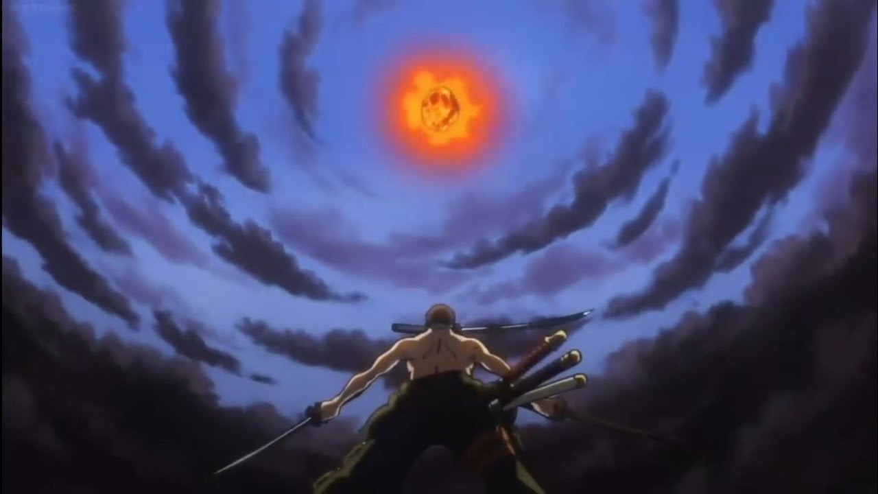 Zoro Cuts Meteor | Zoro vs Admiral Fujitora「4k」「60fps」║ One Piece: Stampede