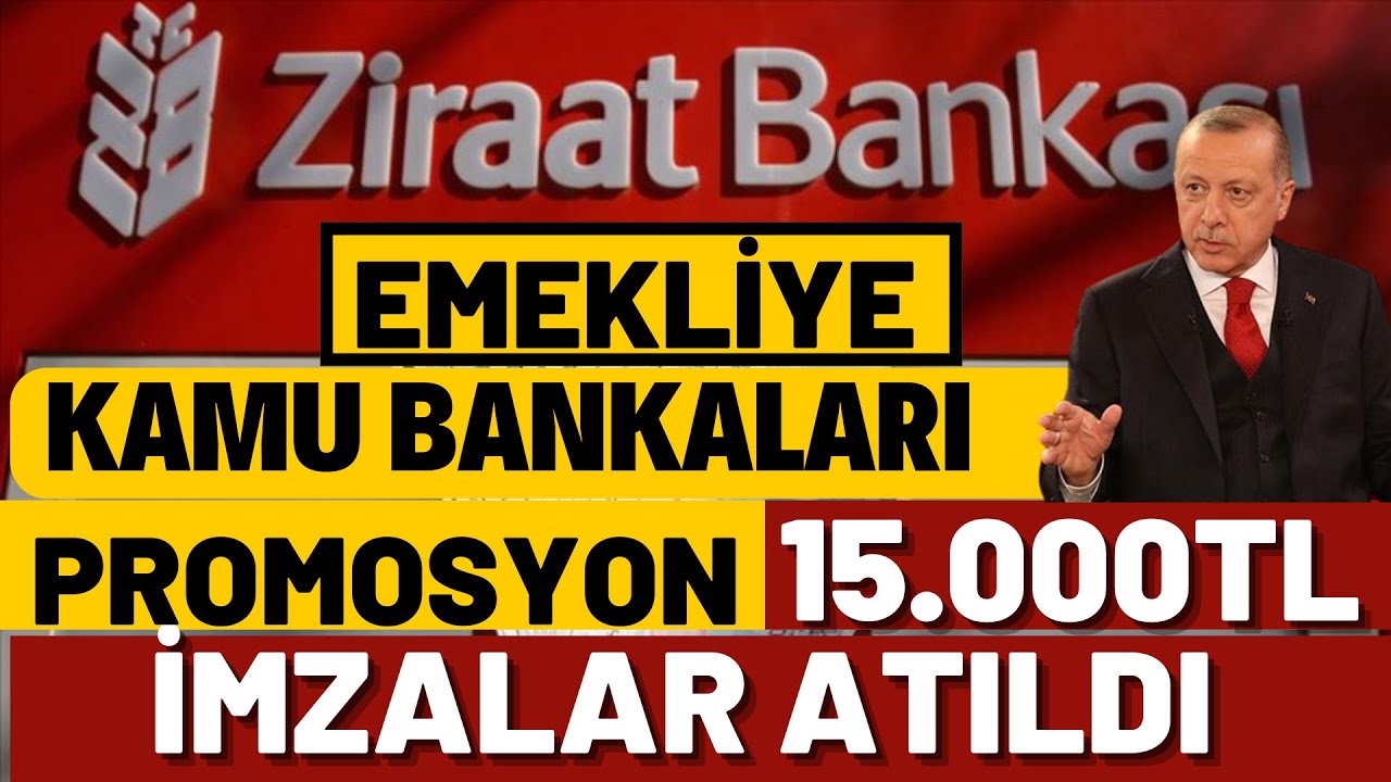 ZİRAAT BANKASI EMEKLİ PROMOSYONU 10BİN TL KAMU BANKALARI EN FAZLA PROMOSYON VEREN EMEKLİ MAAŞLARINA