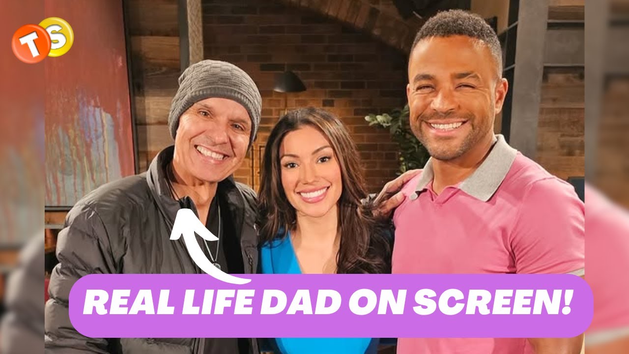 Zuleyka Silver's Real Life Dad Joins Y&R! Father Daughter Heartfelt Moment On Screen!