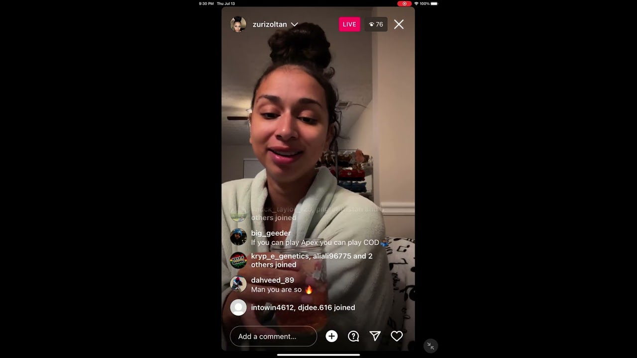 Zurizoltan instagram live