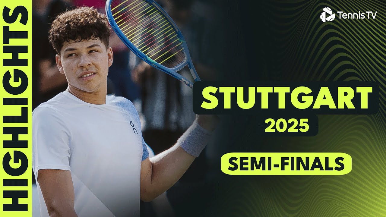 Zverev Plays Shelton; Fritz Takes On Auger-Aliassime | Stuttgart 2025 Semi-Final Highlights